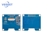 1.51 Inch 24PIN SPI/IIC/Parallel COG 3.3V Blue PMOLED Transparent OLED Screen SSD1309 Graphic 128x64 128x56 Display