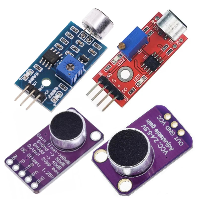 MAX4466 MAX9814 KY-037 Sound sensor module voice control sensor switch sound detection whistle switch amplifier microphone