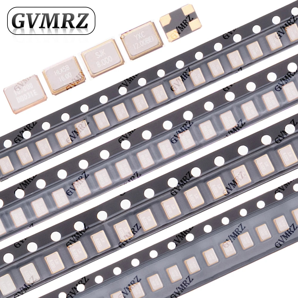 10PCS 32Mhz 40Mhz 48Mhz SMD 4P 3225 Passive crystal oscillator  8Mhz  16Mhz 20Mhz 24Mhz 25Mhz 26Mhz 27Mhz 30Mhz