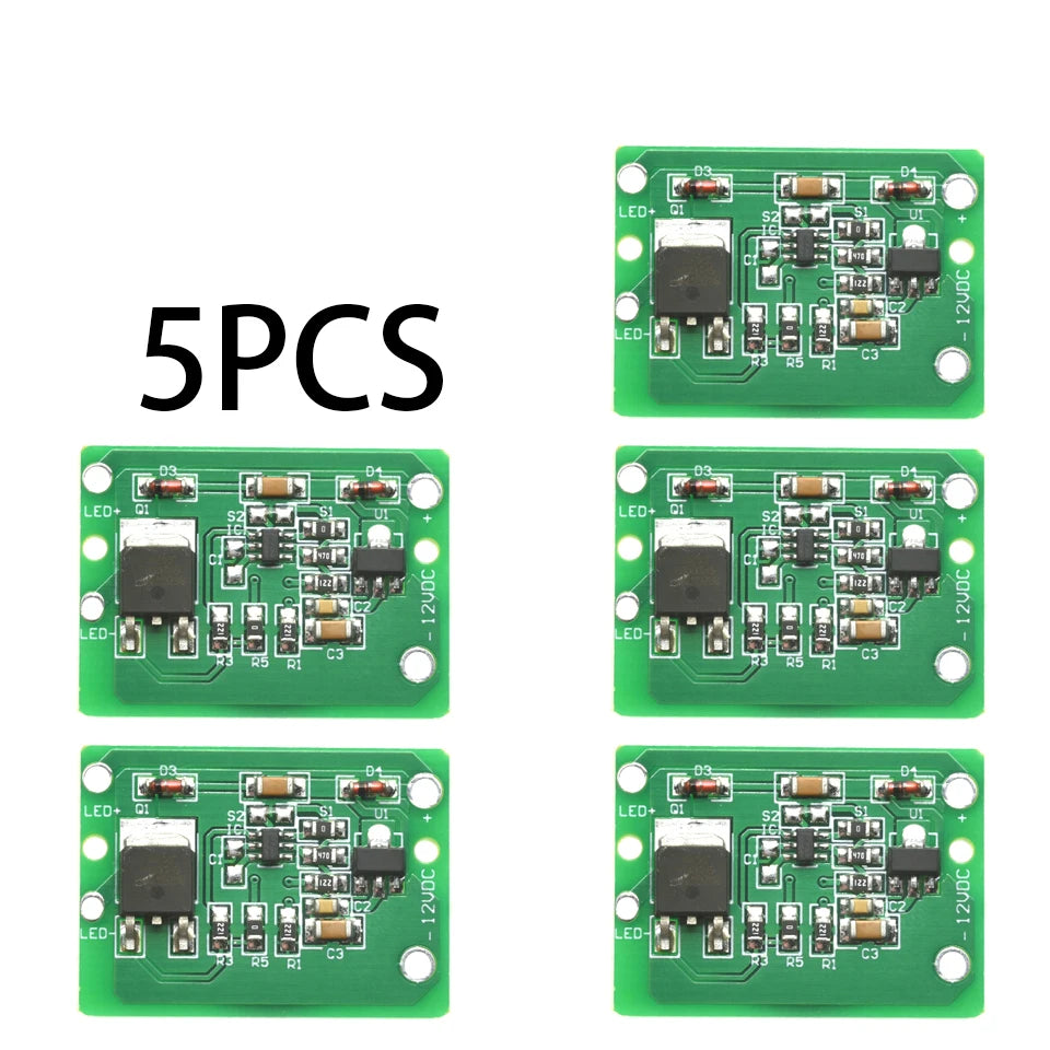 1-20PCS TTP223 Capacitive Touch Switch with 3A Relay – Toggle/Momentary Mode, DC 6-20V for LED Light Motor Pump Control
