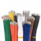 100pcs SH GH MX 1.0mm 1.25mm Single Double Head Terminal Crimp Colorful Electronic 10/15/20/30cm PVC Wire Without Housing
