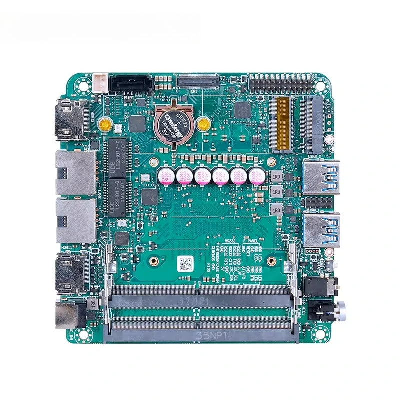 10*10cm Motherboard R-yzen 7940HS 8845HS 7840HS 7735HS 7535U 2 Lan RS232 2*DDR5 2*HD 2*Type-C 2*USB X86 NUC PC Motherboard