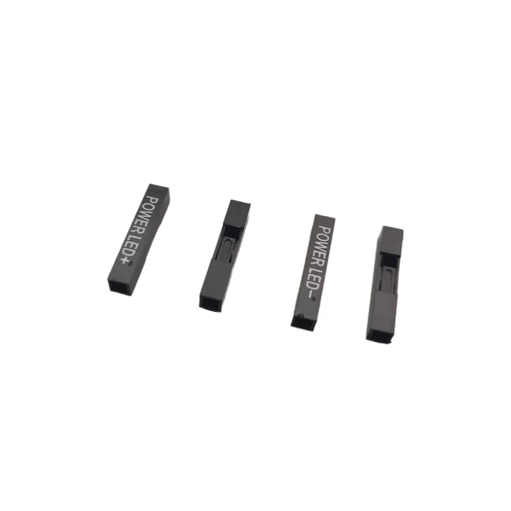 20pcs Printed DuPont Shell Connector for Computer Mainframe Audio, HDD LED, USB, +P, -P, Reset, Power SW, Speaker Connectors