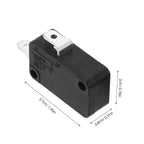 2Pcs Microwave Door Switch Universal Micro Momentary Replacement for Home Appliance Microwave Oven Fridge Washing Machine