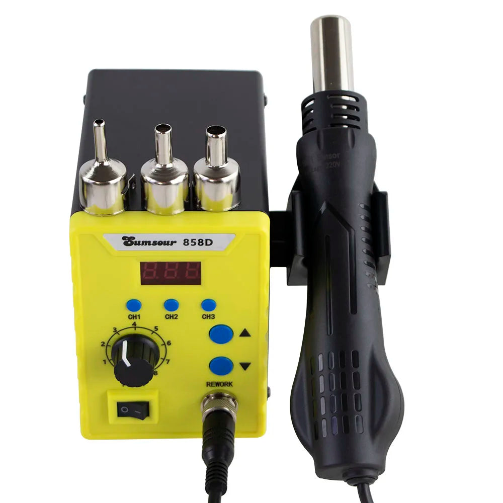 Hot Air Gun 858D BGA Rework Solder Station Heat Gun 220V 700W Hair Dryer For Soldering SMD SMT Welding Repair Tool
