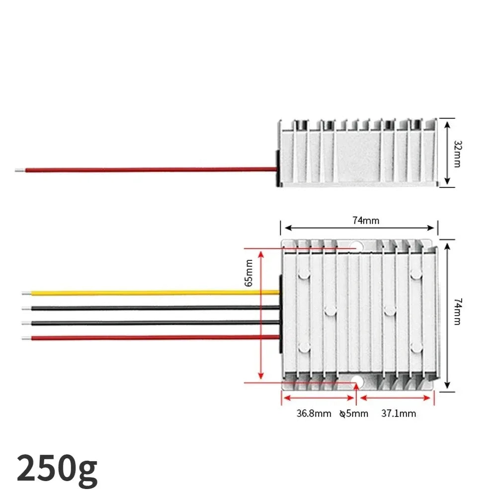 72V 60V 48V 36V 24V 12V to 5V 20A 10A 5A DC Buck Power Converter Step Down Voltage Regulator 72Volt to 5 Volt