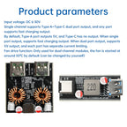 PD140W  /100W Fast Charging Module Full Protocol DIY Motherboard intelligent Desktop Charger supports PD QC AFC FCP VOOC