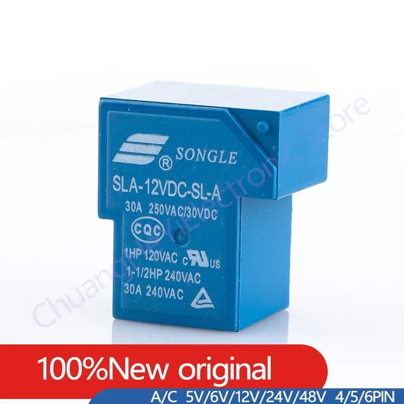 10/50Pcs/Lot T90 Songle relay SLA-05 09 12V 24VDC 48VC-SL-A-C 4/5/6 Pin 30A 250VAC/30VDC