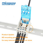 UKK Distribution Box One In Several Out Power Electrical Connector Junction Din Rail Terminal Block UKK80A/125A/160A/250A/400A