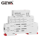 GEYA GRT8-EC 10A Dual Function Timer Relay on Delay or off Delay Relay AC220V/DC24V AC380V ACDC24V-240V Time Relay CE CB ROHS