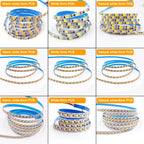 5V 2835 LED Strip Light Ultra Thin 3mm 5mm PCB 1 LED Cut 2835 120LEDs/m 8mm Flexible Tape IP21 Not Waterproof Warm Natural White