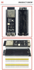 ESP32-S3-DevKitC-1 Development Board BT 2.4G Wifi Module for Arduino 8MB PSRAM 16MB FLASH N16R8 44Pin CP2102 Type-C ESP32S3