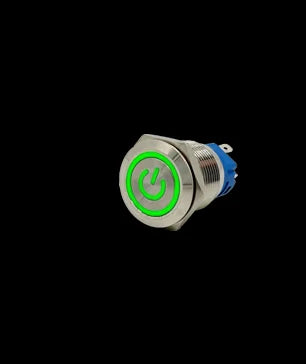 Metal Push Button Switch Momentary/Latching Led Backlit 5/12/24/220V With Fixation Power Start Stop Turns On/Off Diy Electronic