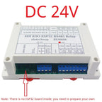 DC12V 24V ESP32 Expansion Board 8CH 10A Relay 8 Opto Isolated Input RS485 WIFI Remote Control PLC Motor LED Timer Switch