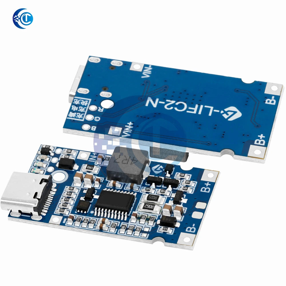 Type-C USB 2S 3S 4S  BMS 4.5V-15V 18W 2A Lithium Battery Charging Module Support QC Fast Charge With Temperature Protection