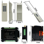 6/8CH Wireless Remote Control Switch AC 220V 100V-265V 10A Relay 6/8 Channels 433MHz Industrial Controller Receiver Transmitter