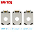 3PCS AC Closed Type Current Transformer Pure Copper Coil 30A 50A 100A 200A 300A 2.5VA 50/60HZ For Ammeter