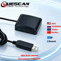 QUESCAN UBX M10 USB GPS Bluetooth GNSS Receiver GPS Galileo BeiDou Antenna Module for Android Windows Linux Marine USB GPS NMEA