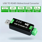 CH343G USB to RS485 Converter Adapter Bidirectional Serial Port Converter, Industrial USB Communication Module Support Modbus RT