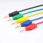 20Pcs 2MM Stackable Copper Nickel Plated Banana Plug Soldering Electrical Connector DIY Tools