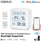Tuya WIFI Temperature and Humidity Sensor Hygrometer Thermometer with/No LCD Display Indoor Support Alexa Google Assistant