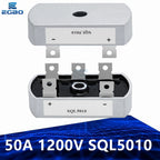 1~10PCS 50A 1200V SQL5010 Aluminum Metal Case 3 Phase Diode Bridge Rectifier 50Amp SQL50A Module