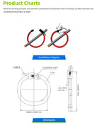 Flexible Rogowski coil FRC-420 measuring range 10-10000A current ratio 1000A/100mv split core current transformer.