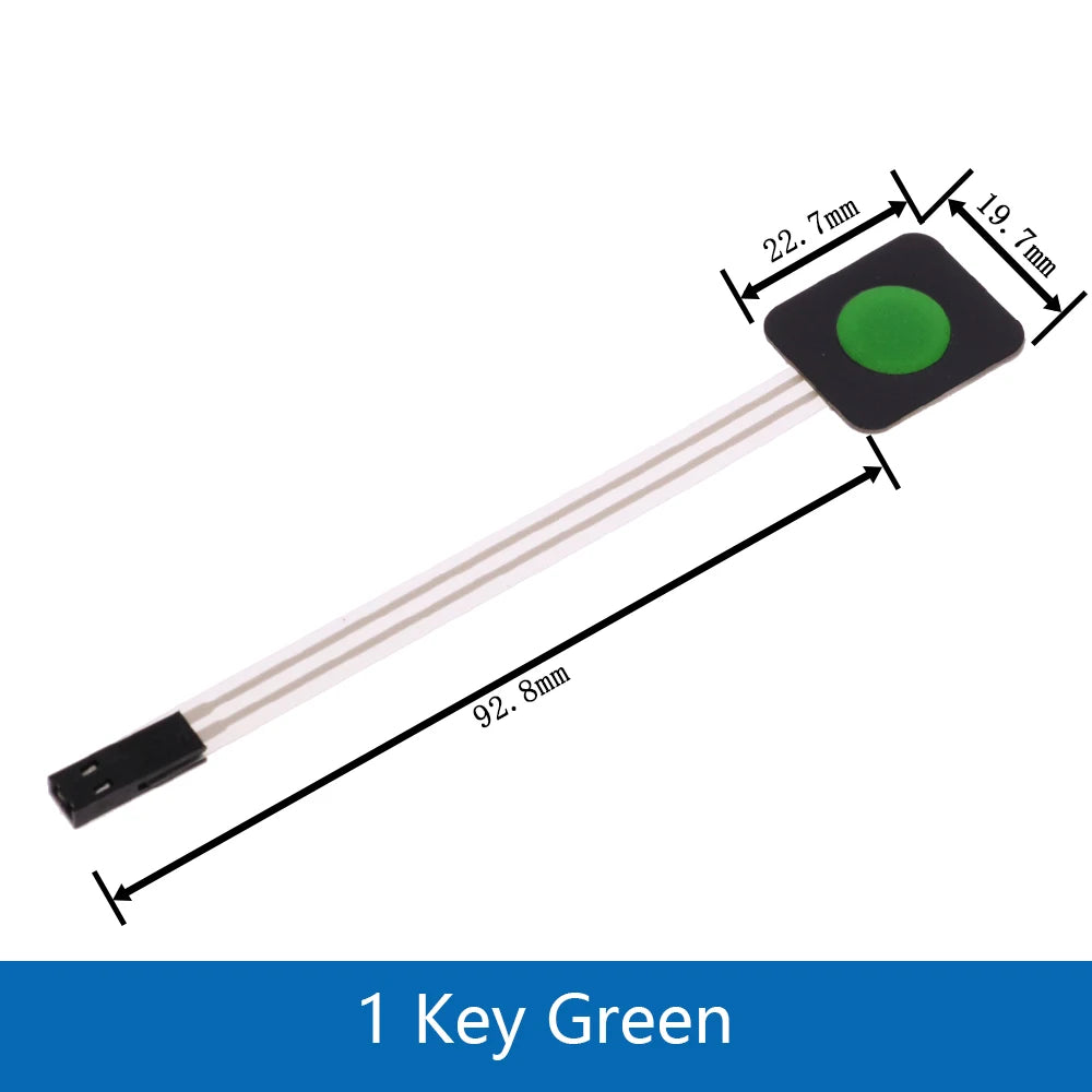 1 2 3 4 5 6 7 8 Key Button Membrane Switch Matrix Array Keyboard Keypad Control Panel Pad DIY Kit For Arduino Smart Car