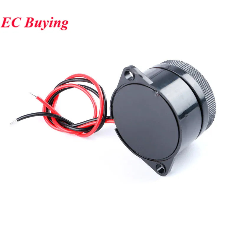 2Pcs/1pc 2910 Piezo Electric Active Buzzer Speaker 12V 24V 3025 Continuous Sound Alarm DIY Spiral DC Refrigeration Equipment