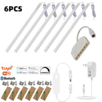 12V WIFI Bluetooth LED Kitchen Light Bar 30CM 40CM 50CM Timing Night Lamp For Cabinet Wardrobe Tuya Work with Alexa Google Home