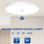 Led Ceiling Lamp With Motion Sensor 110-220V Human Infrared Smart Room Lamp 20W 40W Ceil Lamps For Entrance Balcony Corridor