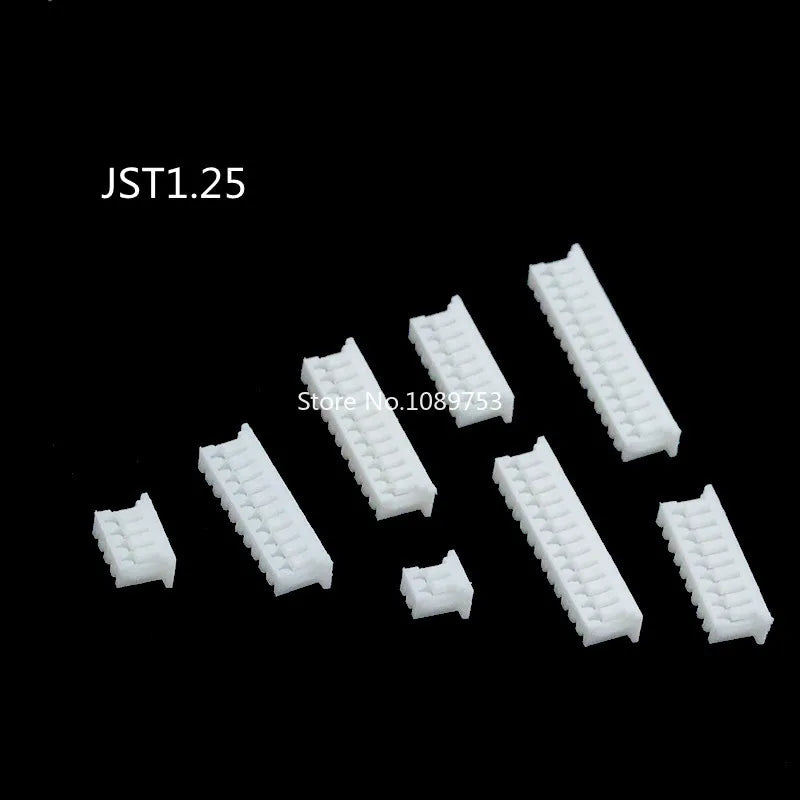 100Pcs JST SH ZH PH XH Connector Housing 1.0mm 1.25mm 1.5mm 2.0mm 2.54mm 2P 3P 4P 5P 6P 7P 8P 10P Plastic Plug Shell Assortment