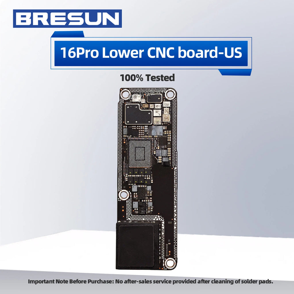 CNC CUT logic board for 16/16plus/16pro/16promax motherboard repair materials, polishing baseband for CPU & NAND Board Swap