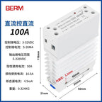 Solid State Relay With Heatsink 40DA Rail-Mount Integrated SSR Module Single-Phase Small 25A DC Control AC 10AA 25AA 40AA 60AA
