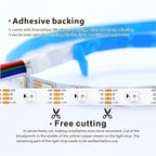 WS2815 DC12V LED Strip Light RGB Individually Addressable WS2812B WS2813 LED Lights Dual Signal 30 60 100 144 LEDs IP30 65 67