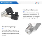CG Diffused Silicon Pressure Transmitter Thread G 1/4" High Precision Vacuum Hydraulic Oil Pressure Sensor 4-20mA/0-10V Output