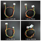 10PCS 1.25 to ZH1.5/PH2.0/XH2.54/GH1.25 PH2.0 to XH2.54 Adapter Conversion Terminal Wire Connecting Line Cable 2P 3P 4P 5P 6P