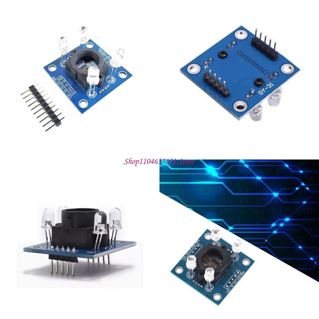 Light Color Recognition Sensors Color Recognition Module GY-31TCS230 TCS3200 Color Sensors Identification with LED Light