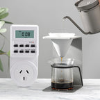 Outlet Timer 24 Hours Programmable and Plug in Timer for Electrical Outlets Indoor Digital Timer for Aquarium Light and Lamp