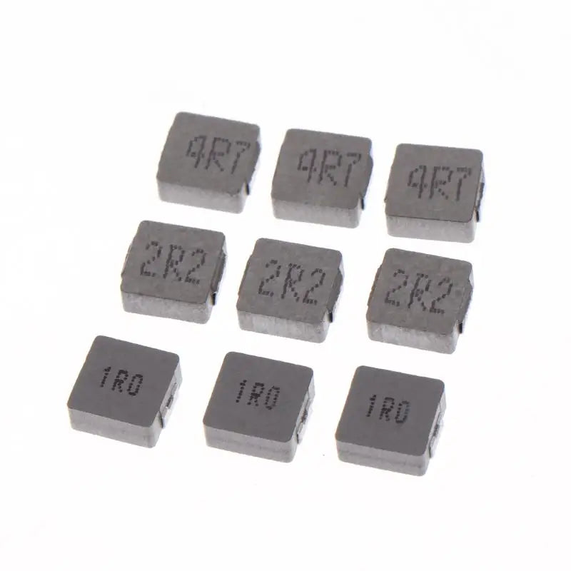50Pcs 1uH 2.2uH 4.7uH Integrated Mold SMD Inductor High Current Inductors For PCB Circuit Electronic Power Supply Repair
