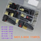 Molex 2 3 4 6 8 12 16 20 Pin Car Waterproof Connector Tail Lamp Headlight Light Socket Plug 33471-0301 For Ford BUICK Chevrolet