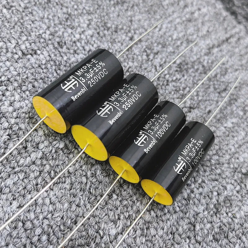 Bevenbi MKPA-E Axial Speaker Frequency Metalized Film Capacitor 100/250/400V 0.1uf-100uf