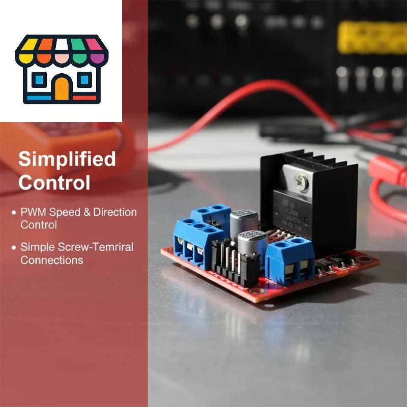 L298N Motor Driver Board DC & Stepper Motor Driver Module For Smart Car Robot