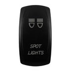 CUSTOM Dual RED Led Laser Etched Rocker Switch ON-OFF ON-OFF-ON (SPST DPDT) for ARB/Carling/NARVA 4x4 Caravan Accessories SUV