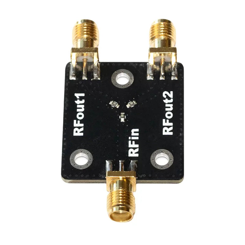 DC-4GHz RF Microwave Resistive Power Divider 1 to 2 Way, Power Splitter Combiner Module SMA Female 50Ω for Microwave