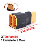 XT60/XT90 Male Female Parallel Plug Adapter Converter Connector Cable Lipo Battery Harness Series Plug Wiring Replacement Part