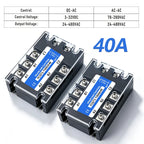 Three-phase Solid State Relay SSR 3 Phase 10A 25A 40A 60A 80A 100A 120A 150A 200A AC Control AC DC Control AC 25DA 380VAC