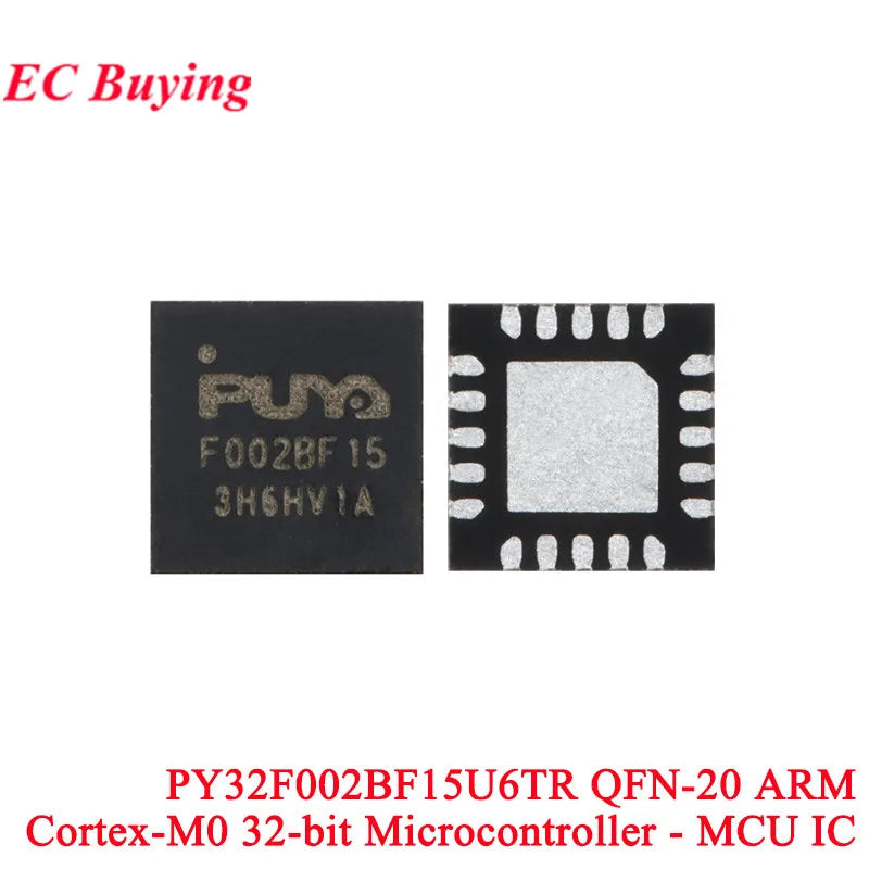 PY32F002BF15U6TR PY32F030K28U6TR PY32F002 Core Chip Development Board 48 24Mhz 32-bit ARM Microcontroller 24KB Flash 8 3KB SRAM