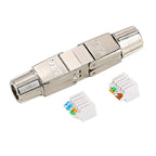 CAT6A CAT7 Network Cable Extender Adapter Ethernet RJ45 Converter Fully Shielded Module Cord Splitter Lan Expand Wire Connector
