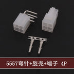 5Sets Molex 4.2mm Automotive Wire Connectors Plug 5557 Series RA Wafer Female Terminal 2-24P Housing for Electrical Wiring